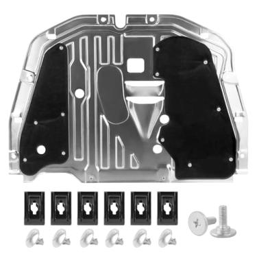 Imagem de Ntoauto 74110-TBA-A00 90674-TY2-A01 Protetor contra respingos do motor sob a placa de proteção do carro compatível com Honda Civic 2016 2017 2018 2019 2020 2021