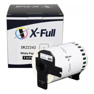 Imagem de Etiqueta Xfull Compatível Para Brother Dk22243 Ql-1100 102mm - X-Full 