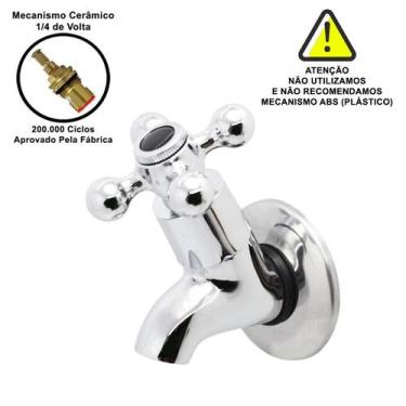 Imagem de Torneira Para Bebedouro E Filtro De Água Rosca 1/2 Polegada - 13142 - 