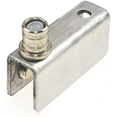 Imagem de AMITVA Dobradiça de vidro giratório para fabricação de ferragens faça você mesmo, eixo giratório, mobília, aço inoxidável, braçadeira para armário de vinho, dobradiça de porta de vidro oculto-A||M