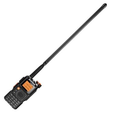 Imagem de BAOFENG Antena tática dobrável chicote 72 cm, SMA-fêmea, VHF UHF 144/430Mhz, antena pescoço de ganso para Kenwood TYT Retevis BAOFENG UV-82 UV-B5 GT-3 BF-F8HP UV-5RA UV-5RE UV-5R Scanner de rádio