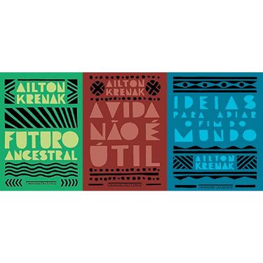 Imagem de Kit 3 livros ailton krenak Futuro ancestral