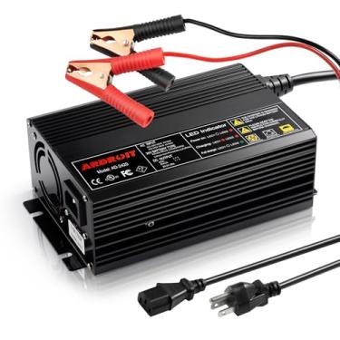 Imagem de Ardroit Carregador De Bateria Lifepo4 24V 20A Trickle Smart E Mantenedor Para Baterias Recarregáveis Ciclo Profundo Lítio-Ferro 29,2V Dessulfatador