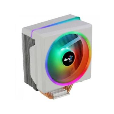 Imagem de Cooler Para Processador Aerocool Cylon 4F ARGB Branco