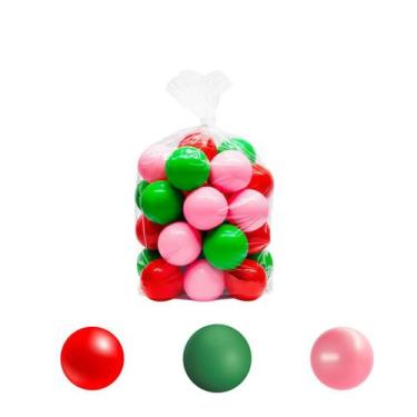 Imagem de Kit 100 Bolinhas Piscina Decoração Festa 3 Cores Coloridas - KIDSBEHAP