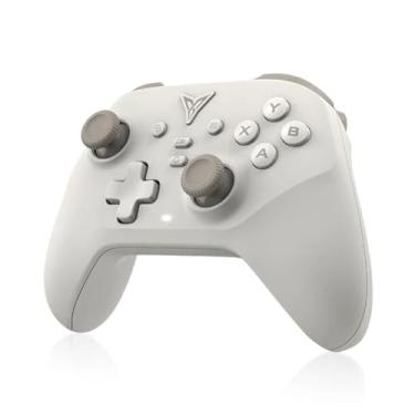 Imagem de Flydigi Dune Fox, Controle Gamer para PC/Switch/Celular, Conexão Bluetooth/2.4G/Com Fio, Branco [video game] [video game] [video game]