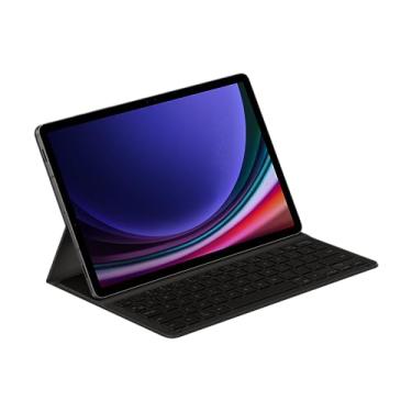 Imagem de Samsung Capa fina para Galaxy Tab S9 FE+/S9+, capa protetora para tablet, design fino e leve, traseira magnética, experiência semelhante a PC, compartilhamento de teclado sem fio, versão