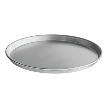 Imagem de OCS Parts Prato Sizzler Redondo de Alumínio de 20 cm | Prato de servir seguro para forno de nível profissional para aperitivos, nachos, fajitas, bifes e muito mais | Travessa de servir para cozinhas