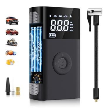 Imagem de Ayadon Compressor De Ar Portátil Para Encher Pneus, Inflador Sem Fio 150 Psi, Bomba Compressora 5 Modos, Luz Led, Sos, Função Carregador Portátil, Pneus Carro, Bicicleta, Motocicleta, Bola E Muito M