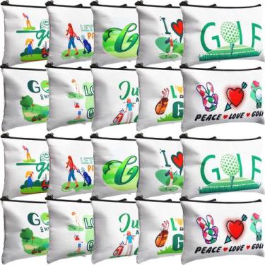 Imagem de Bolsa de maquiagem Eccliy Golf, bolsa de cosméticos de lona, 20 unidad