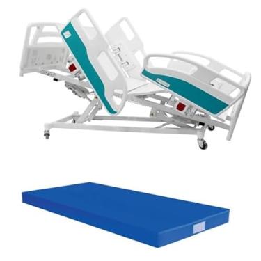 Imagem de Cama Hospitalar Motorizada 9 Movimentos Eletrica com Elevação de Leito Com Colchão D28