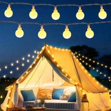 Imagem de Fairy String Lights Brightown 39 pés 120 LED operado por bateria