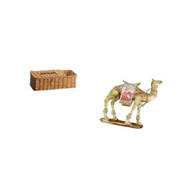 Imagem de Fenteer Caixa de Lenços de Papel com Controle Remoto E Estatueta de, Estátua de Animal de Resina para Quarto, Cozinha, Sala de Estar, Prateleira, Decor