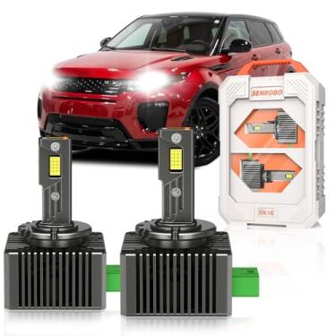 Imagem de SENROBO Adequado para Land Rover 2010-2019 Range Rover Evoque Sport 2015-2019 Discovery Sport 2010-2015 LR4 D3S apenas lâmpadas HID, 30000LM 600% mais brilhante substituição de luz de xenon D3SC1
