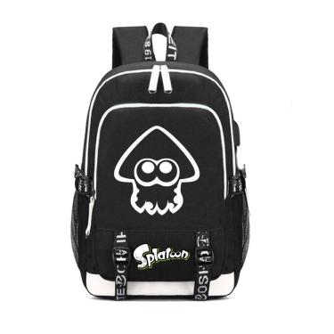 Imagem de Mochila escolar infantil Splatons, impressa em 3D, Oxford, 30x15x44cm