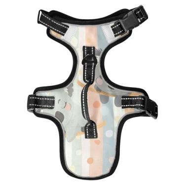 Imagem de STAYTOP Peitoral fofo para cães/gatos coala, ajustável, macio, acolchoado, peitoral para animais de estimação, refletivo, sem asfixia, clipe frontal de fácil controle para cães/gatos - P