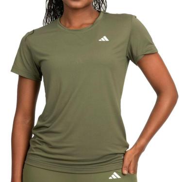 Imagem de Camiseta Feminina Adidas Own The Run Verde - KB5135-Feminino