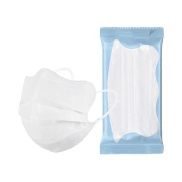 Imagem de Máscara Facial Descartável Em Forma De Borboleta Com 3 Camadas Para Mu