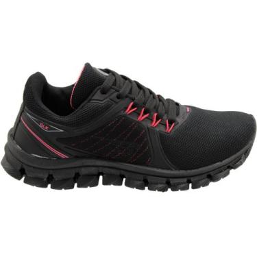 Imagem de Tênis Esportivo GLK Impact Mesh Macio Feminino, 35, Preto