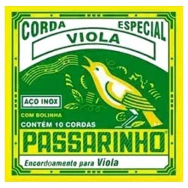 Imagem de Encordoamento Paganini Passarinho Pe820 Viola Caipira Cebolao Mi - e Jogo De Corda Para Viola 10 Cordas Cebolão Em Mi(e)