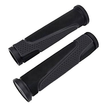 Imagem de 2X Manopla De Bicicleta Gta - Borracha, 125Mm, Preto