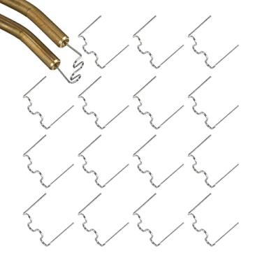 Imagem de 100 unidades de Grampos Quentes para Reparo Plástico Automotivo Soldagem Para-choque Carro Aço Inoxidável Peças Termoplástico Rígido e Flexível Reparos Permanentes Quebras Fissuras Rasgos Compatíveis