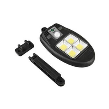 Imagem de Luminaria Solar Poste Parede Led Sensor De Movimento 3 Modos