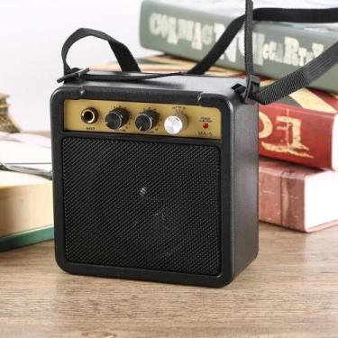 Imagem de Mini Amplificador De Guitarra 5W Com Alto-falante, Entrada De 6,35mm E