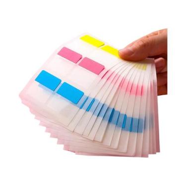 Imagem de Etiquetas Adesivas De Cores Claras 420pcs 3 Tamanhos 6 Cores Escrevíve