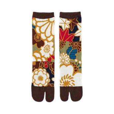 Imagem de Meias De Algodão Penteado Coloridas Com Desenhos Animados Para Mulhere