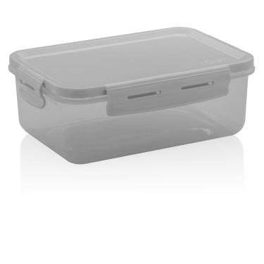 Imagem de Pote Hermético Vedação com travas cinza Fumê 1,2 Litros Ou