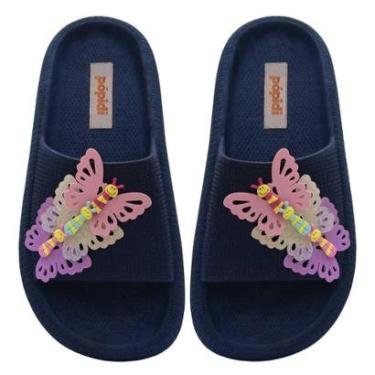 Imagem de Chinelo Infantil Menina Borboleta 25ao40 Estilo Nuvem 12.121-Feminino