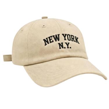 Imagem de Boné Aba Curva Bordado Ajustável Strapback Casual Urbano Adulto-Unissex