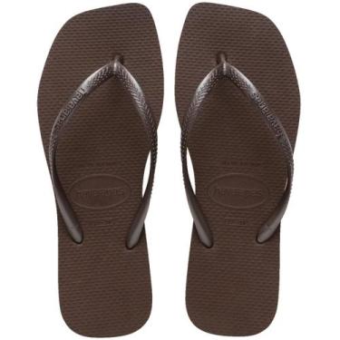 Imagem de Chinelo Havaianas Slim Square Café 39/40 Feminino Original