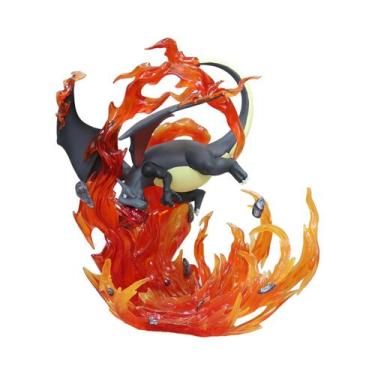 Imagem de Figura De Ação Do Pokémon Charizard Preto, Estátua De PVC, Modelo De B