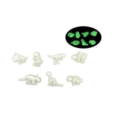Imagem de Acessórios De Sapato Dinossauro Luminoso Preto E Branco, 7-14 Peças, P
