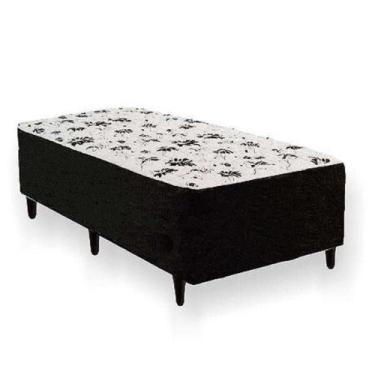 Imagem de Cama Box Solteiro Conjugada Ortopédica 8cm 53x88x188 - RR COLCHOES