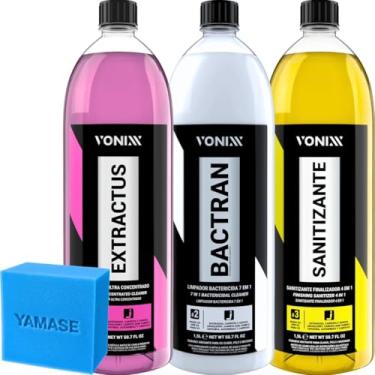 Imagem de Kit Sistema VSC Limpeza de Estofados Sofa Banco Extractus Bactran Sanitizante 1,5L Voni...