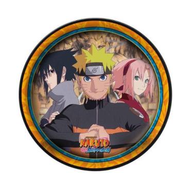 Imagem de Prato Descartável Naruto Shippuden Para Festa de Aniversário - Fantasi