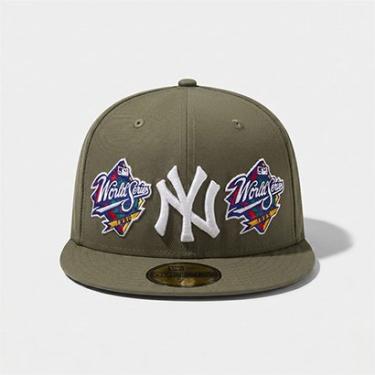 Imagem de Bone New Era 59 FIFTY New York Yankiees Olive World Series?-Masculino