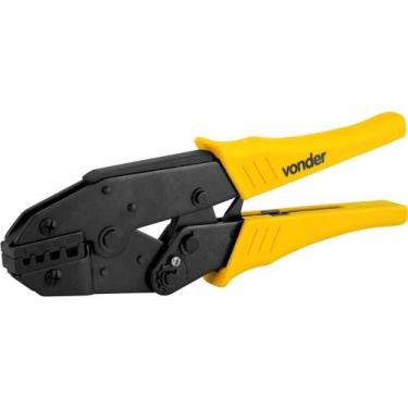 Imagem de Alicate Crimpador Vonder Ac 400 Para Terminais Tubulares Isolados 4 Mm