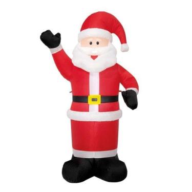 Imagem de Papai Noel Inflável 180cm Bivolt 1,80m - Carmella Presentes