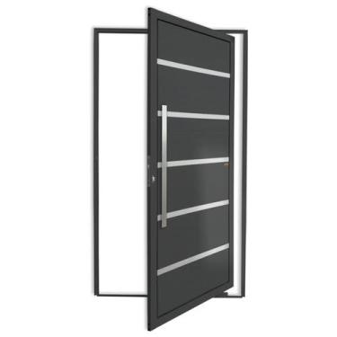 Imagem de Porta Pivotante Lambril Premium com Puxador Super 210cm x 100cm Brimak