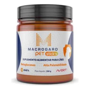 Imagem de Suplemento Avert Macrogard Sticks Betaglucanas Para Cães 30 - Congratu