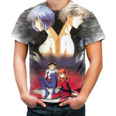 Imagem de Camiseta Camisa Neon Genesis Evangelion Shinji Misato Eva 5 - Estilo K