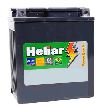 Imagem de Bateria de Moto 12v 6ah Twister / Tornado / Falcon - Heliar
