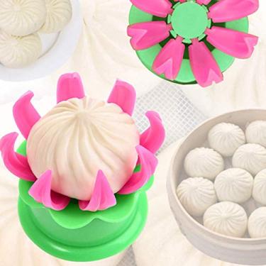 Imagem de Baozi Maker, Bao Steamer Bolinho de massa Molde Baozi para fazer coque a vapor, massa e torta a vapor Conjuntos de ferramentas de cozinha