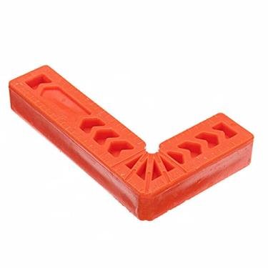 Imagem de MOOKEENONE 1 * Grampo angular em forma de L Régua de fixação quadrada ferramenta manual de fixação para marcenaria