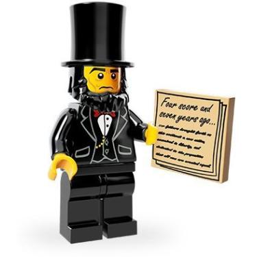 Imagem de The Lego Movie - Abraham Lincoln Minifigure by LEGO