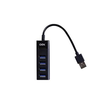 Imagem de HUB USB com 4 portas OEX HB102 - Preto